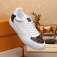 BL - LUV BLnogram Denim Brown and White Sneaker