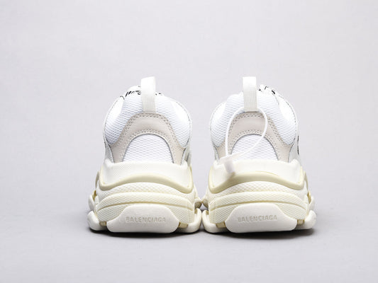 BL - Bla Triple S Pure White Sneaker