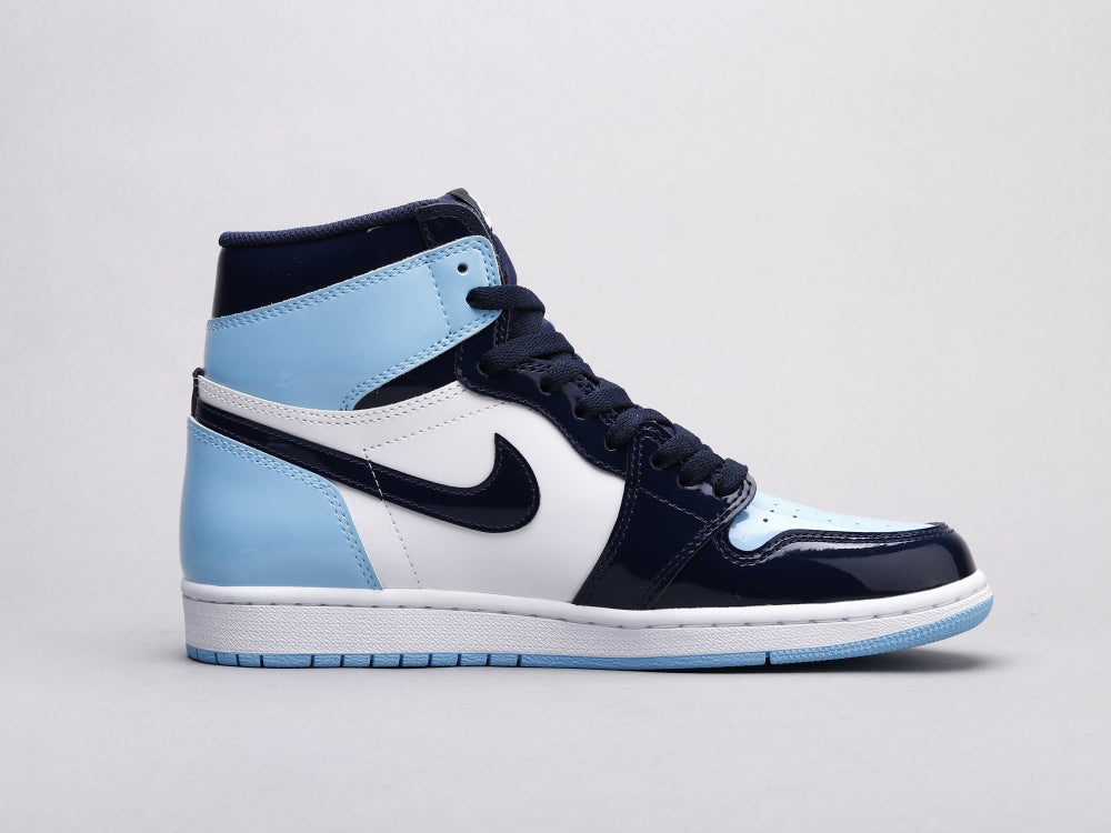 BL - AJ1 North Carolina Patent Leather