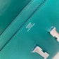 HM Constance Epsom Long To Go Wallet Green For Women, Wallet 8.1in/21cm