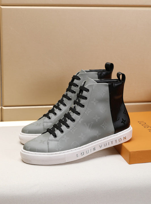 BL - LUV Stellar Trainer Boot Gray Black Sneaker