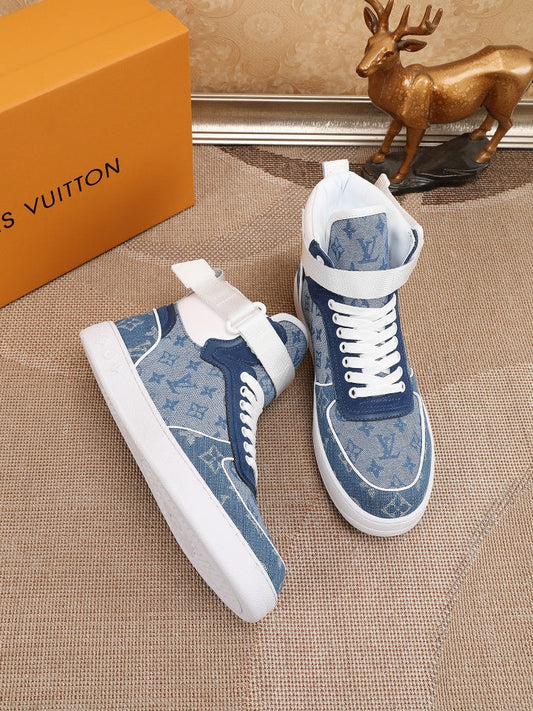 BL - LUV High Top Blue Sneaker