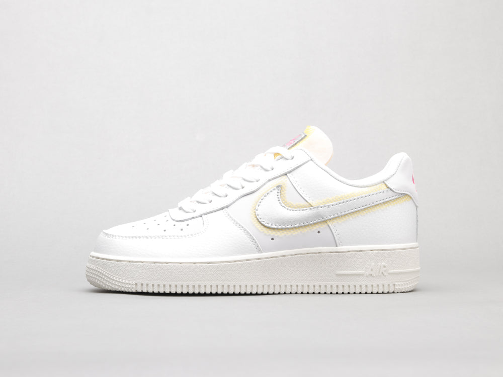 BL - AF1 Silver Yellow Low Top