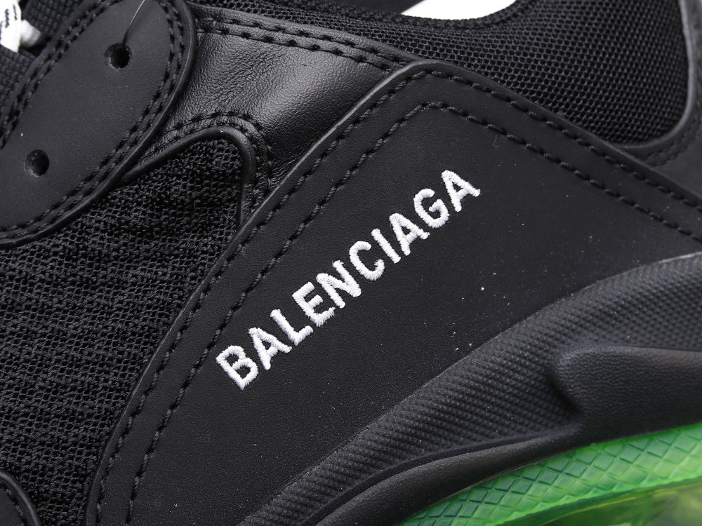 BL - Bla Triple S Black Green Sneaker