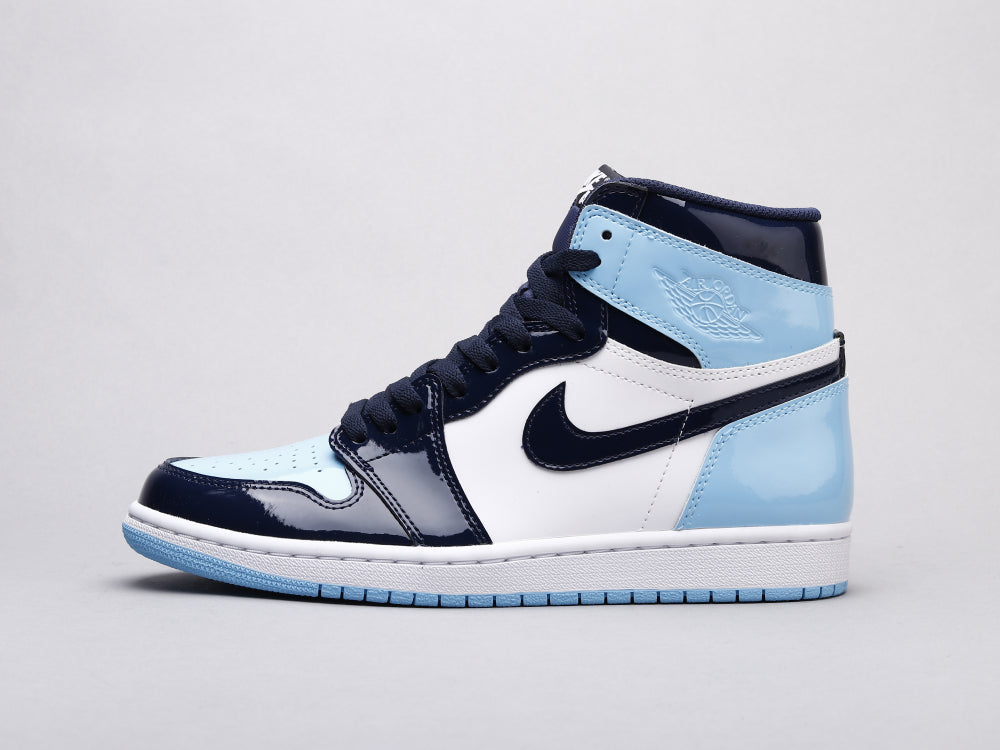 BL - AJ1 North Carolina Patent Leather