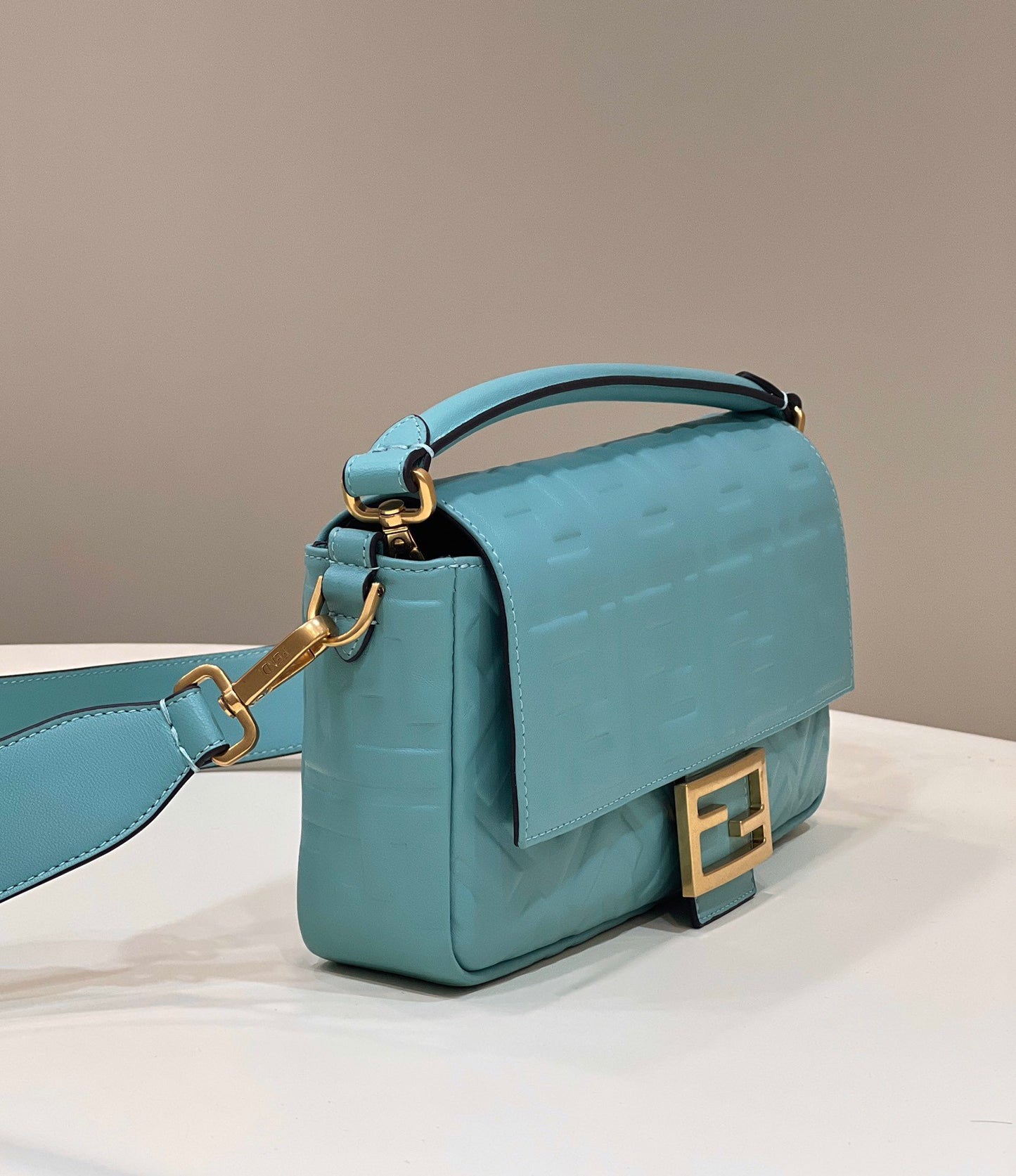 FI Baguette Teal For Women, Women’s Handbags, Shoulder And Crossbody Bags 10.6in/27cm FF 8BR600
