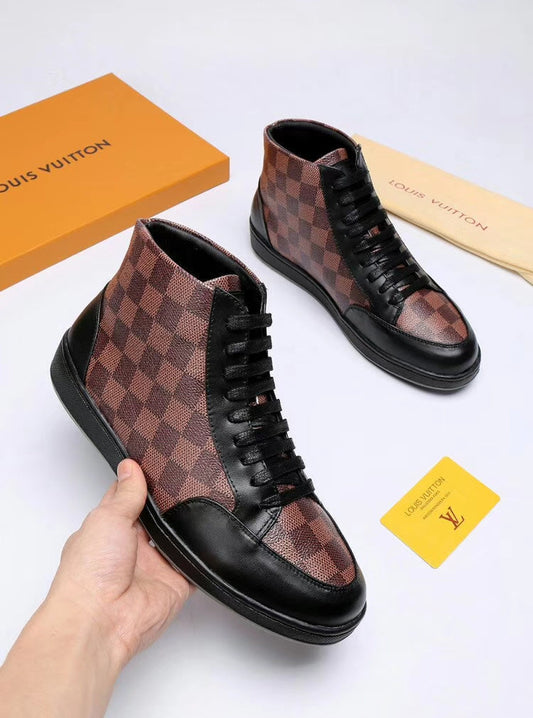 BL - LUV HIgh Top Brown Sneaker