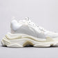 BL - Bla Triple S Pure White Sneaker