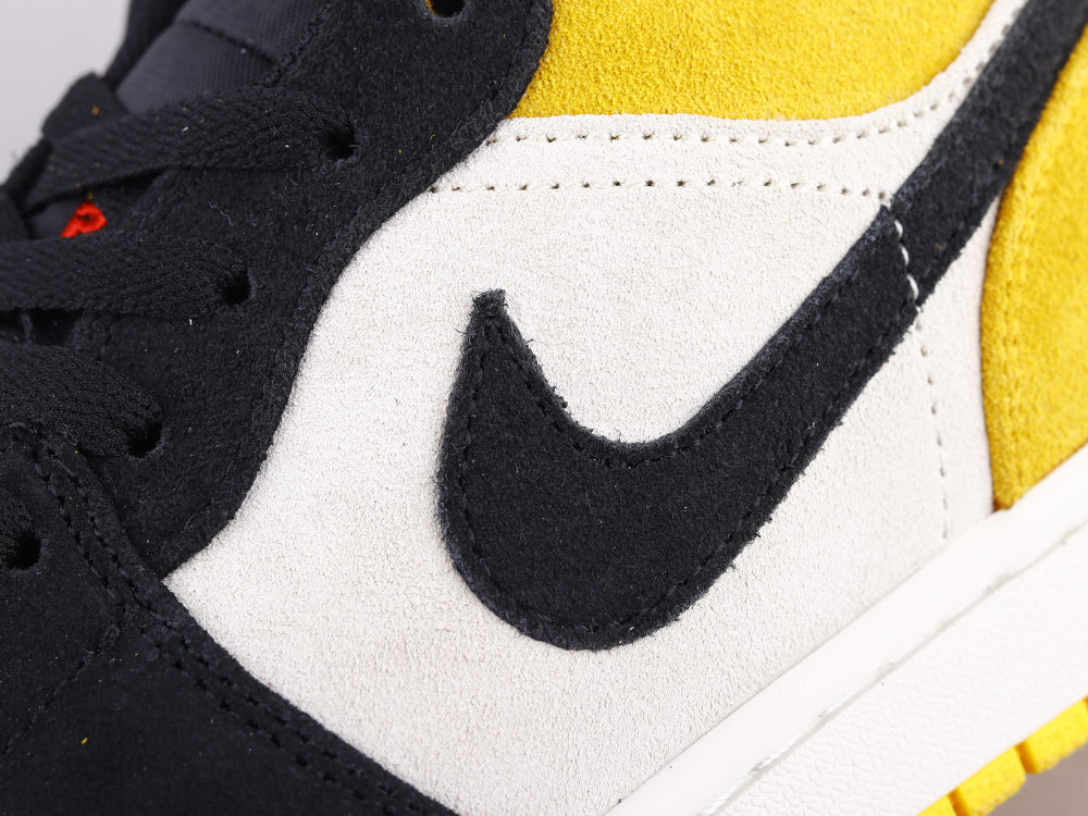 BL - AJ1 black and yellow toes