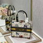 DI Small Book Tote white, For Women, Women’s Handbags 26.5cm/10.5in CD M1265ZRTY_M941