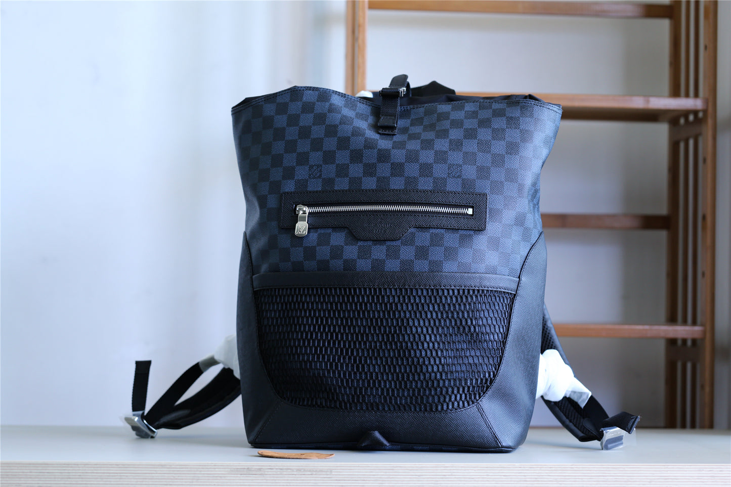 LV Matchpoint Backpack Damier Cobalt Taiga For Men, Bags 51cm LV N40009
