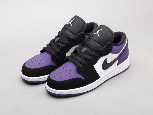 BL - AJ1 Black and purple toes