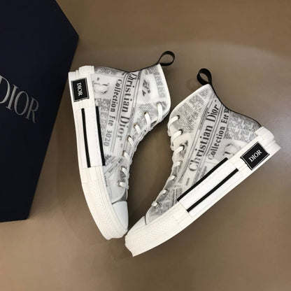 BL - DIR B23 Newspaper HIGH-TOP SNEAKER