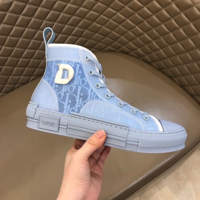 BL - DIR B23 BLUE HIGH-TOP SNEAKER