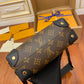 LV Petite Malle Souple Monogram Canvas Black For Women, WoHandbags 7.9in/20cm LV M45571