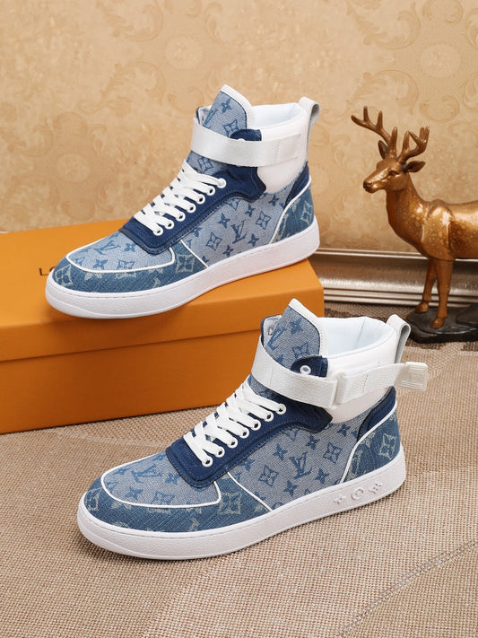 BL - LUV High Top Blue Sneaker