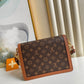 LV Dauphine MM Monogram And Monogram Reverse Canvas By Nicolas Ghesquière For The Cruise Collection,  Shoulder Bags 25cm LV M45958