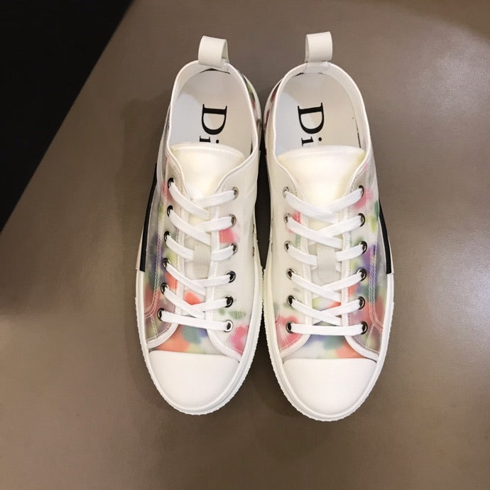 BL - DIR B23 Flowers Print LOW-TOP SNEAKER