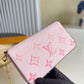 LV Felicie Pochette Monogram Empreinte Pink For Women, WoBags, Shoulder And Crossbody Bags 8.3in/21cm LV M80498