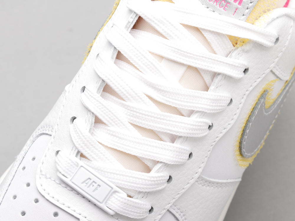 BL - AF1 Silver Yellow Low Top