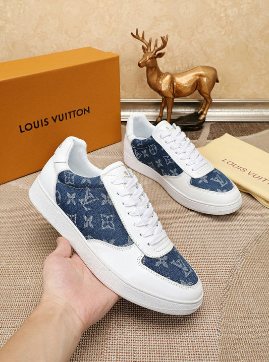 BL - LUV BLnogram Denim Blue Sneaker