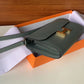 HM Constance Togo Long Wallet 21cm/8.3in Gold Toned Hardware For Women Grey