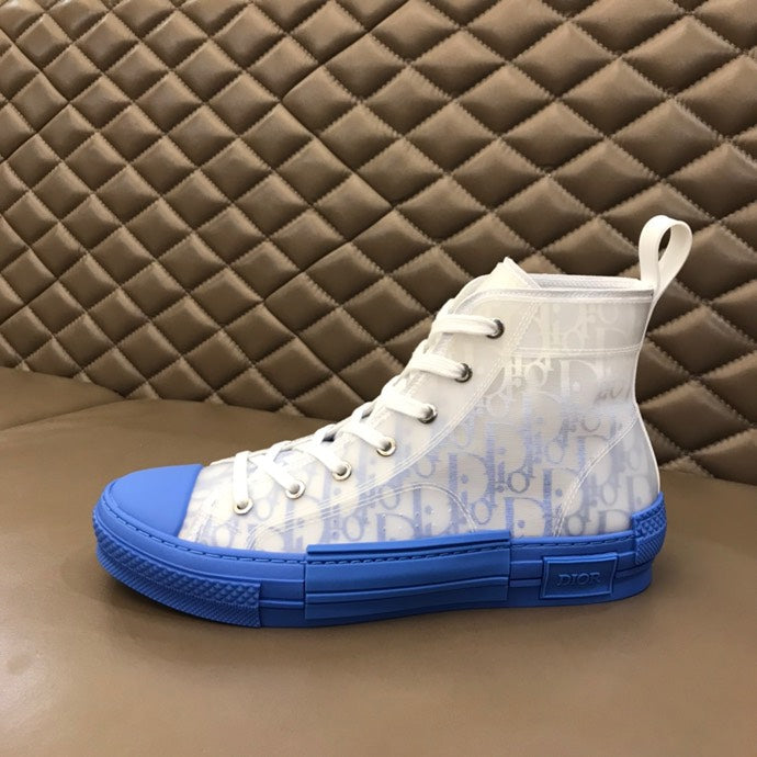 BL - DIR B23 Oblique Gradient Blue  HIGH-TOP SNEAKER