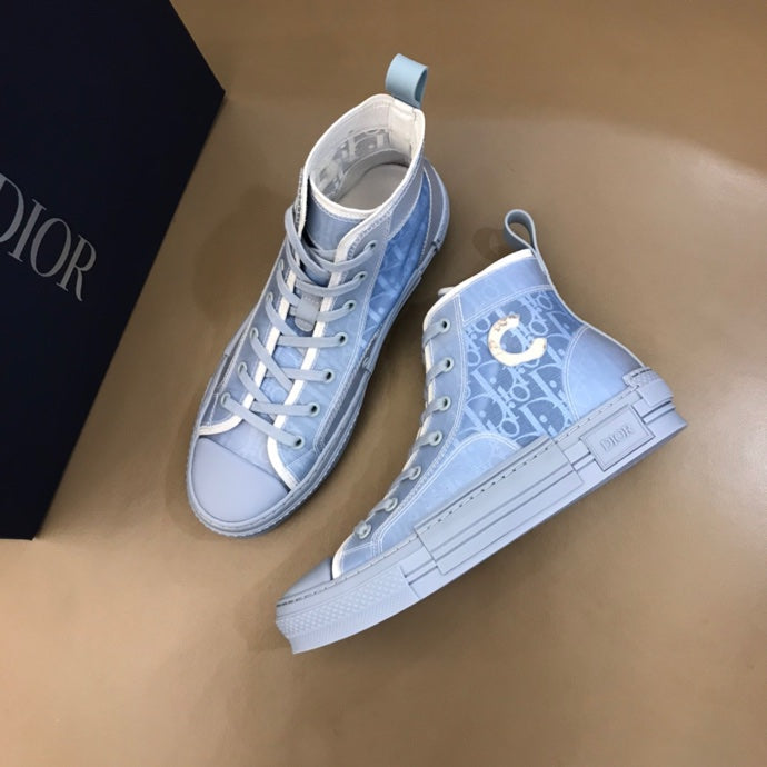 BL - DIR B23 BLUE HIGH-TOP SNEAKER