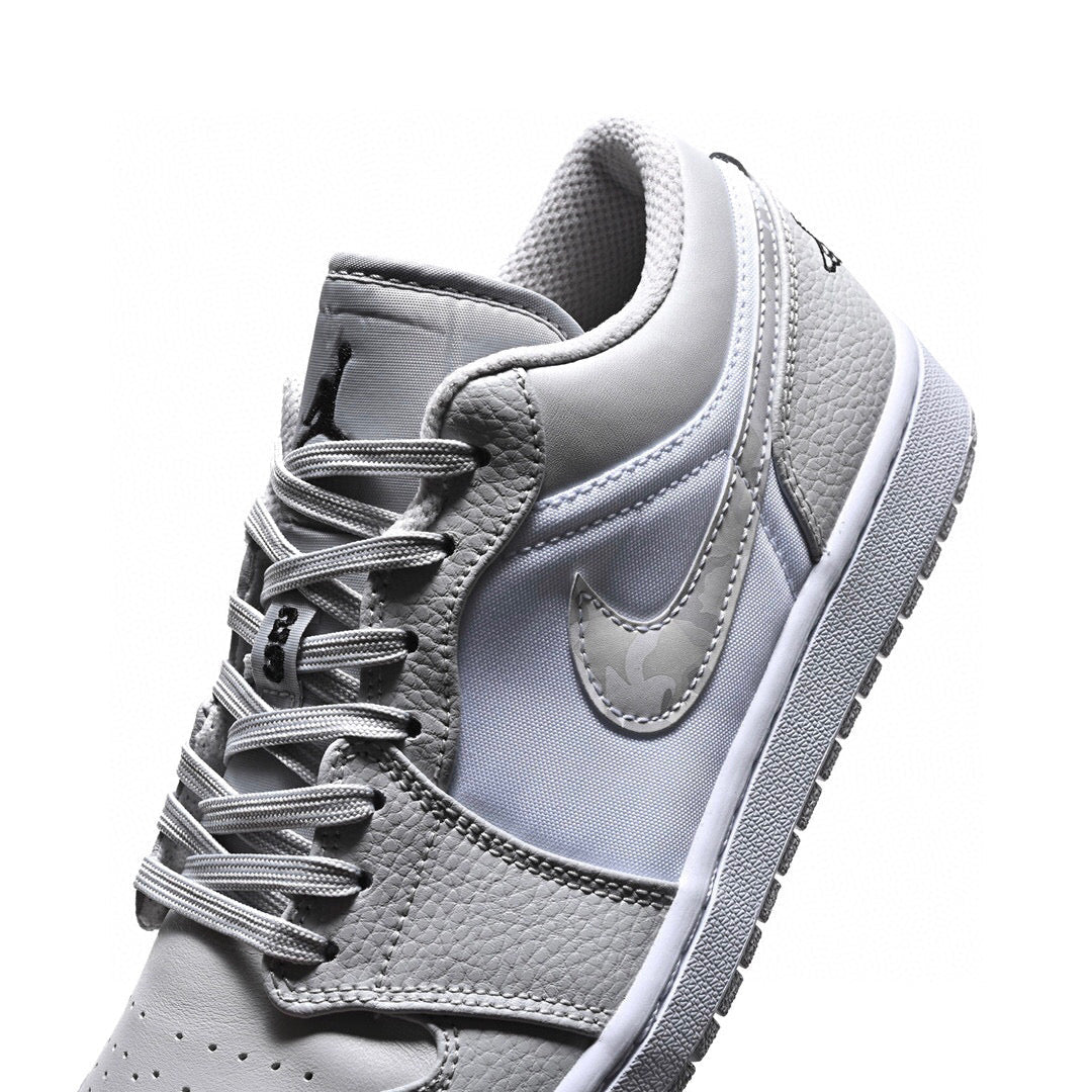 BL - AJ1 low grey and white caBLuflage