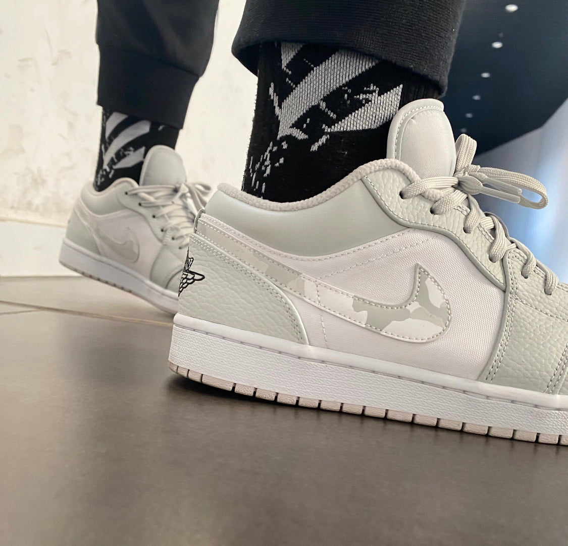 BL - AJ1 grey and white caBLuflage