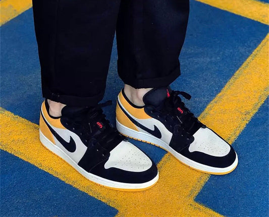 BL - AJ1 black and yellow toes