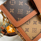 LV Dauphine MM Monogram And Monogram Reverse Canvas By Nicolas Ghesquière For The Cruise Collection,  Shoulder Bags 25cm LV M45958