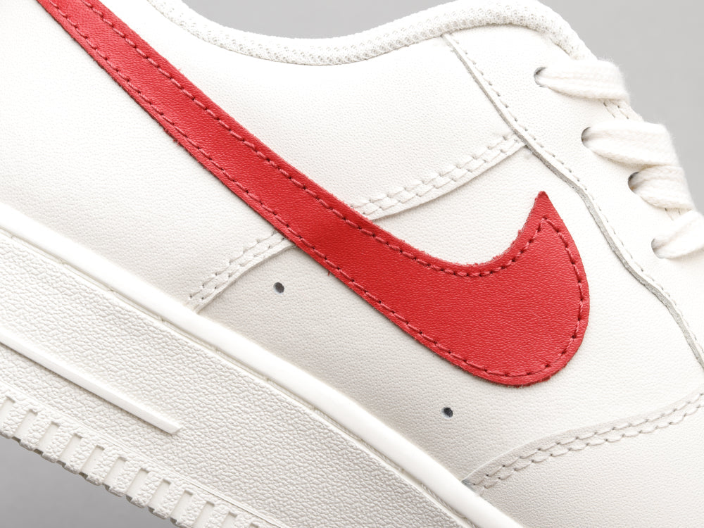 BL - AF1 retro white red low top
