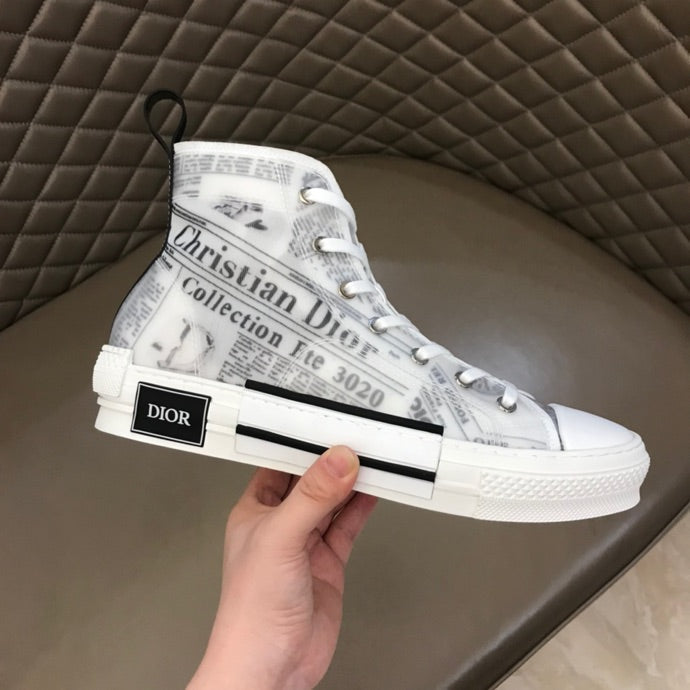 BL - DIR B23 Newspaper HIGH-TOP SNEAKER