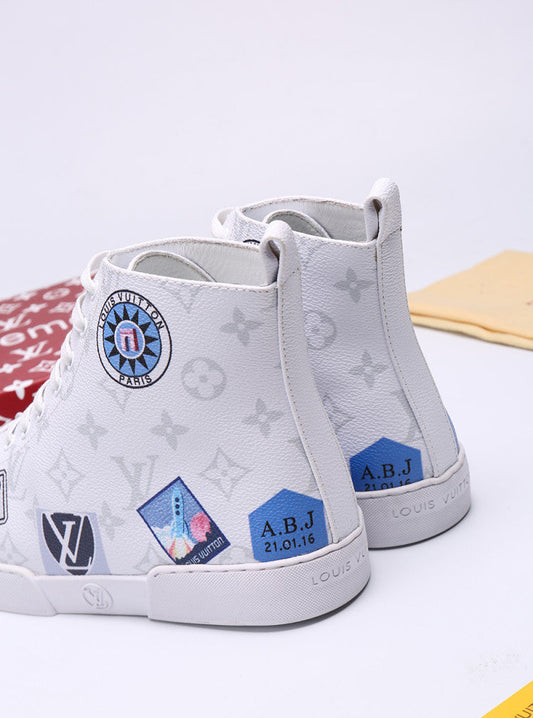 BL - LUV Stellar Trainer Boot White Sneaker