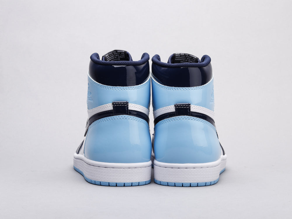 BL - AJ1 North Carolina Patent Leather