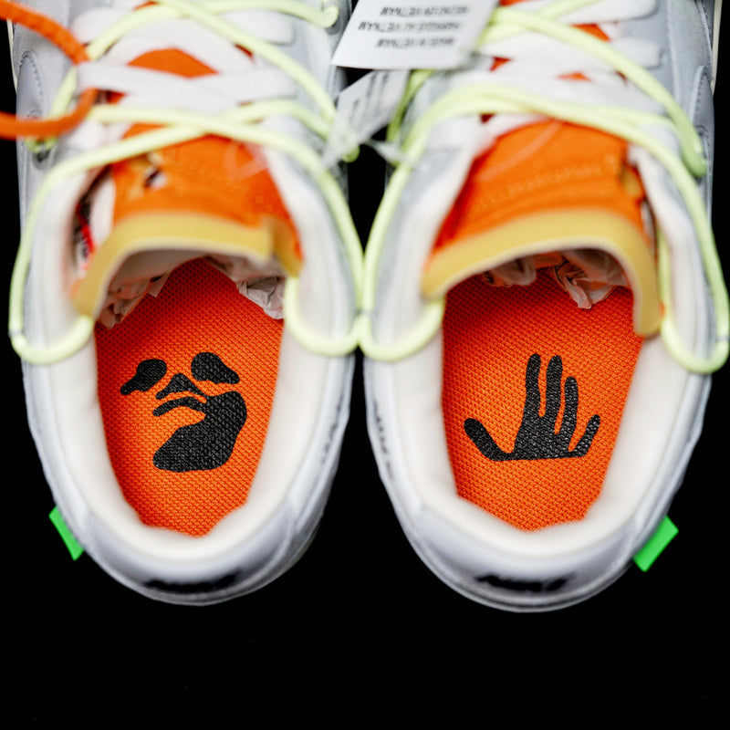 BL - OW x Dunk (NO.43) green shoelace orange buckle