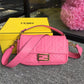FI Baguette Nappa Pink For Women, Women’s Handbags, Shoulder And Crossbody Bags 10.6in/27cm FF 8BR600