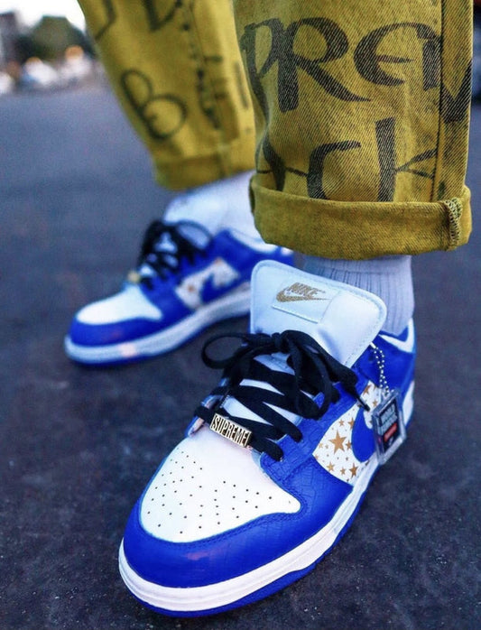 BL - SUP x DUNK White Blue Gold