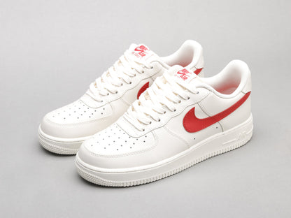 BL - AF1 retro white red low top