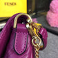 FI Baguette Nappa Purple For Women, Women’s Handbags, Shoulder And Crossbody Bags 7.4in/19cm FF 8BS017