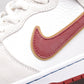 BL - Beige and red hook high top knight color matching