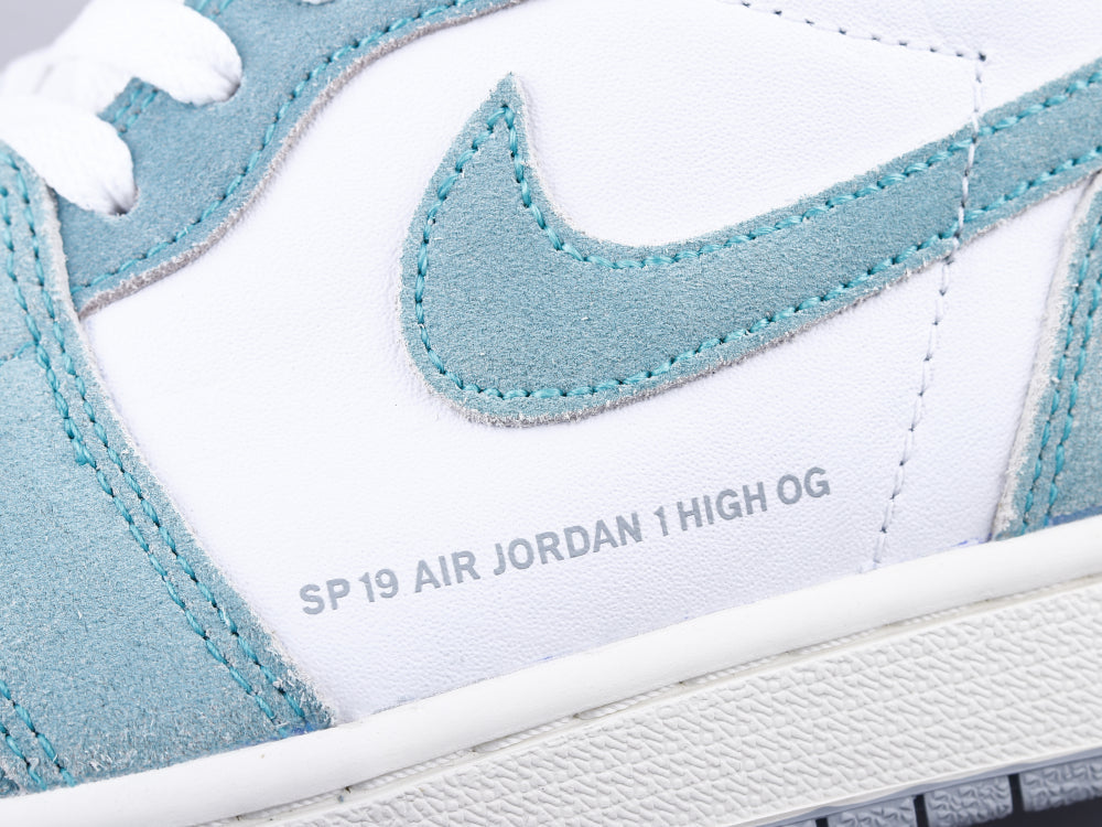 BL - AJ1 Green Suede Tiffany