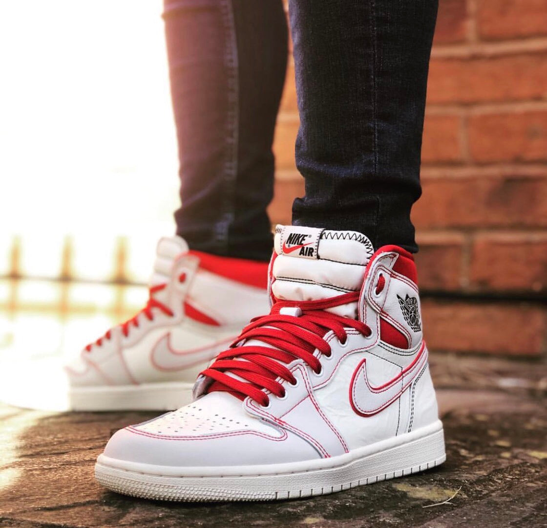 BL - AJ1 white and red manuscript