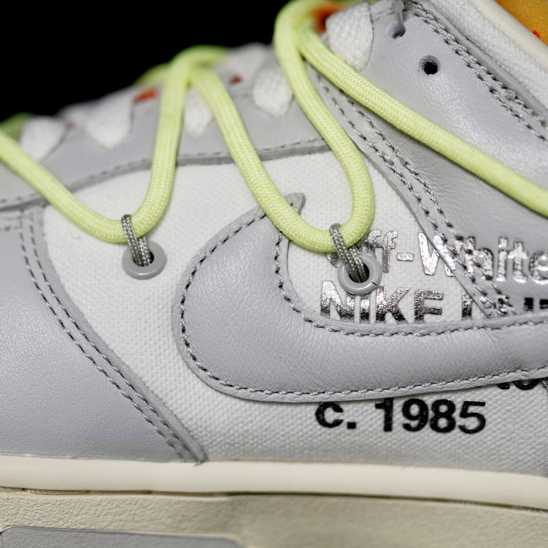 BL - OW x Dunk (NO.43) green shoelace orange buckle