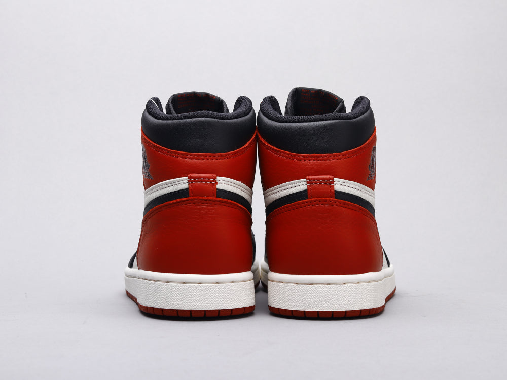 BL - AJ1 black red toe