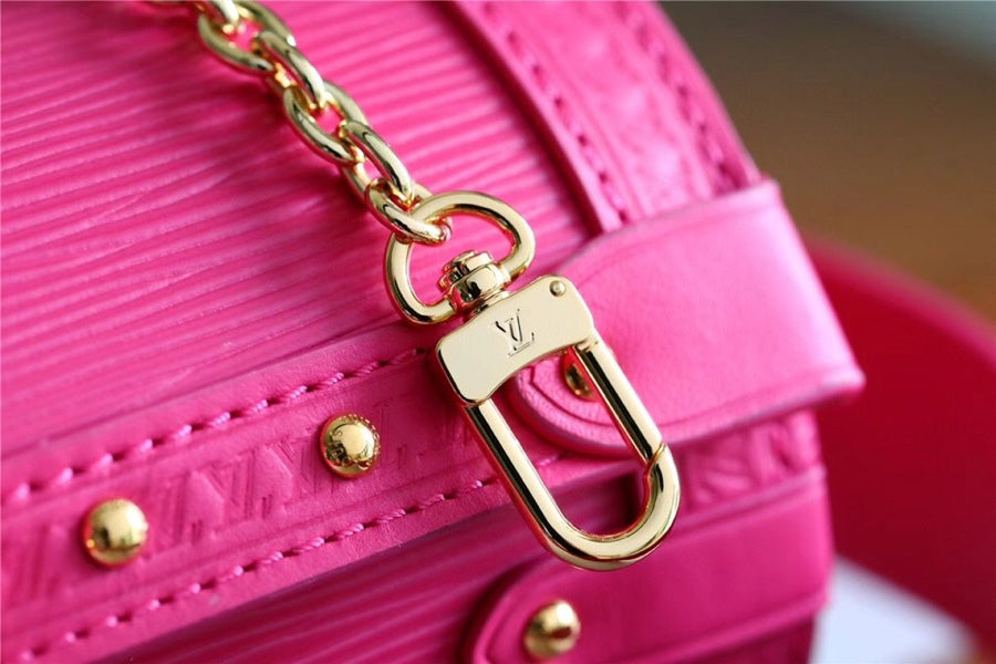 LV Papillon Trunk Epi Pink For Women, Women’s Bags, Shoulder And Crossbody Bags 7.5in/19cm LV