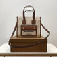 BB Mini Two-tone Canvas And Freya Tote For Women, Bags 9.1in/23cm 80441431