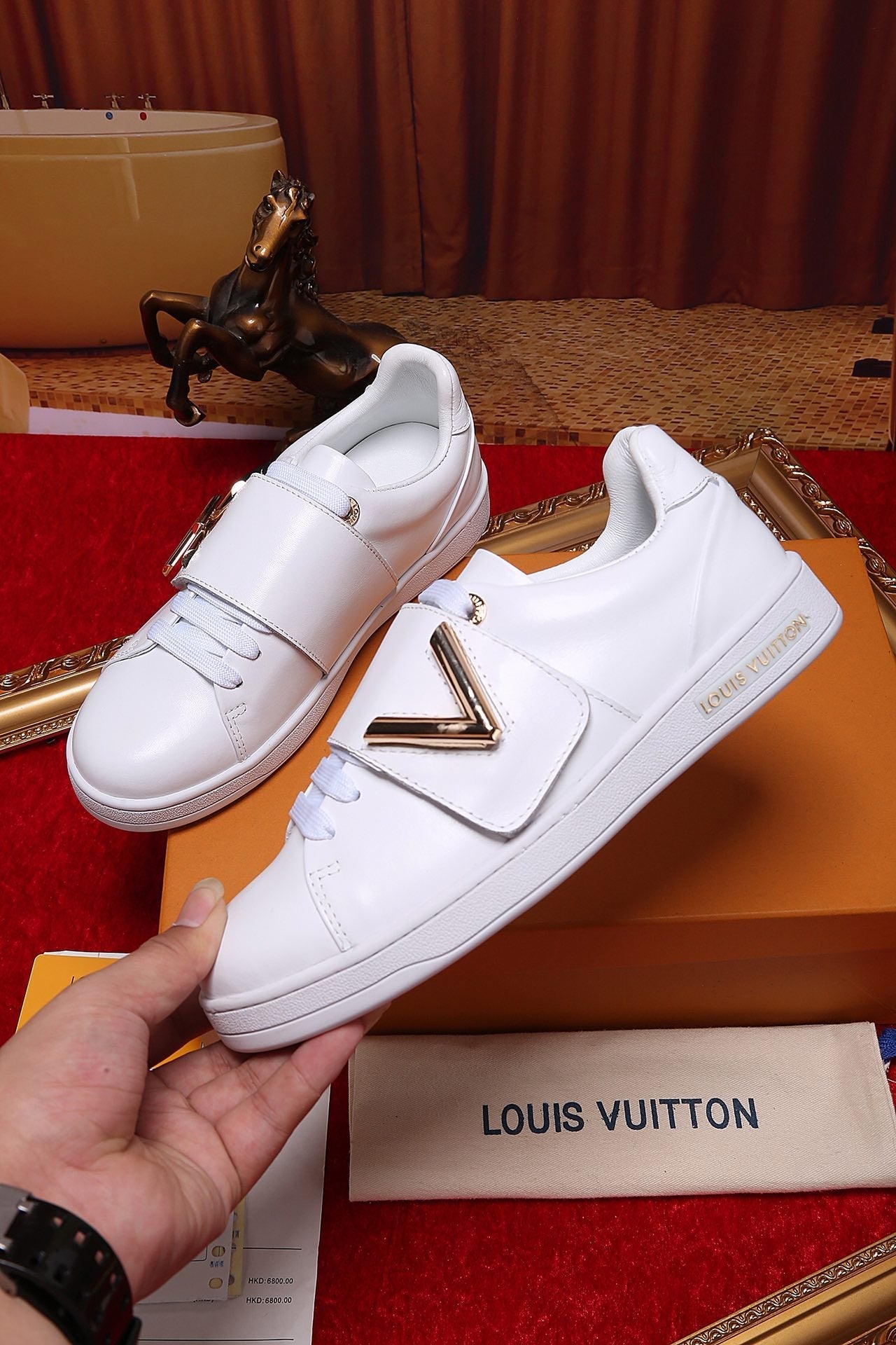 BL - LUV Font Row White Sneaker
