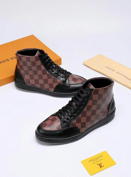 BL - LUV HIgh Top Brown Sneaker